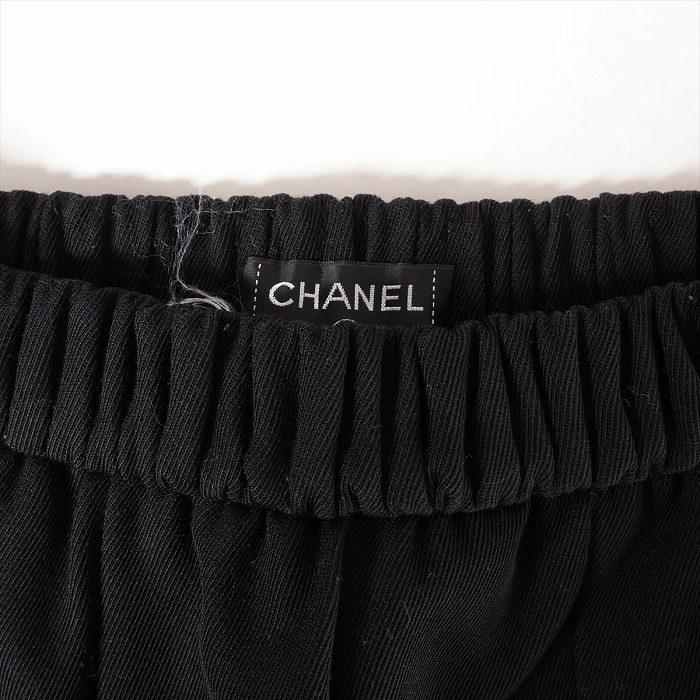 CHANEL（シャネル） ココボタン ウール スカート P46707 ブラック ＃38