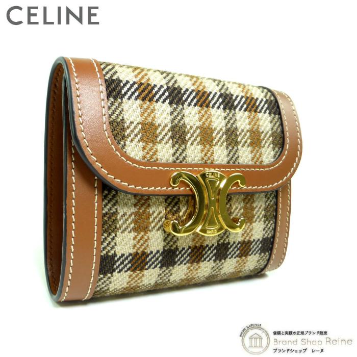 TRIOMPHE セリーヌ （CELINE） スモール フラップ ウォレット