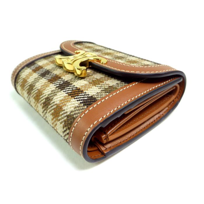 TRIOMPHE セリーヌ （CELINE） スモール フラップ ウォレット