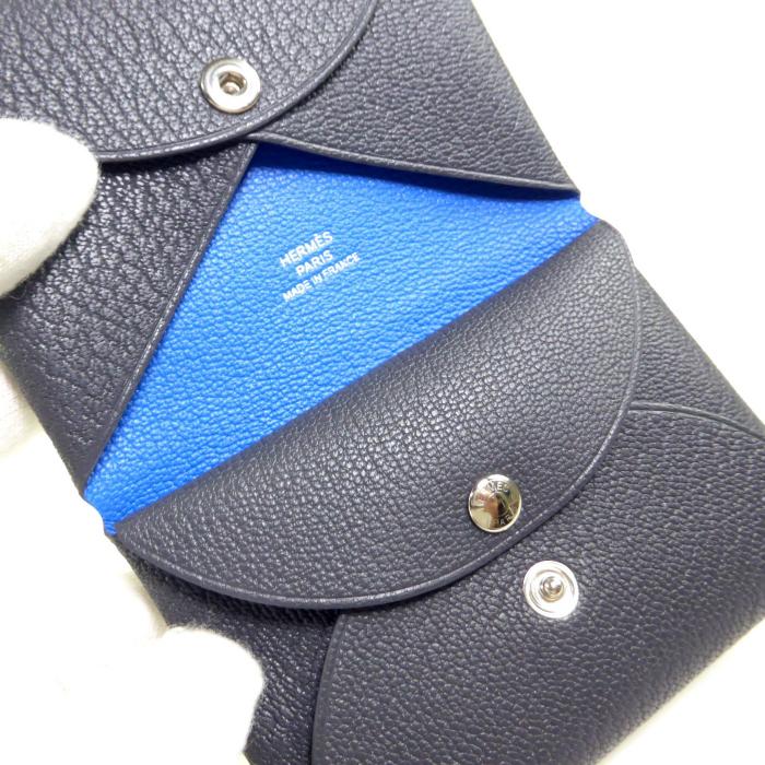 HERMES（エルメス） カルヴィ デュオ シェーブル・ミゾール グリ