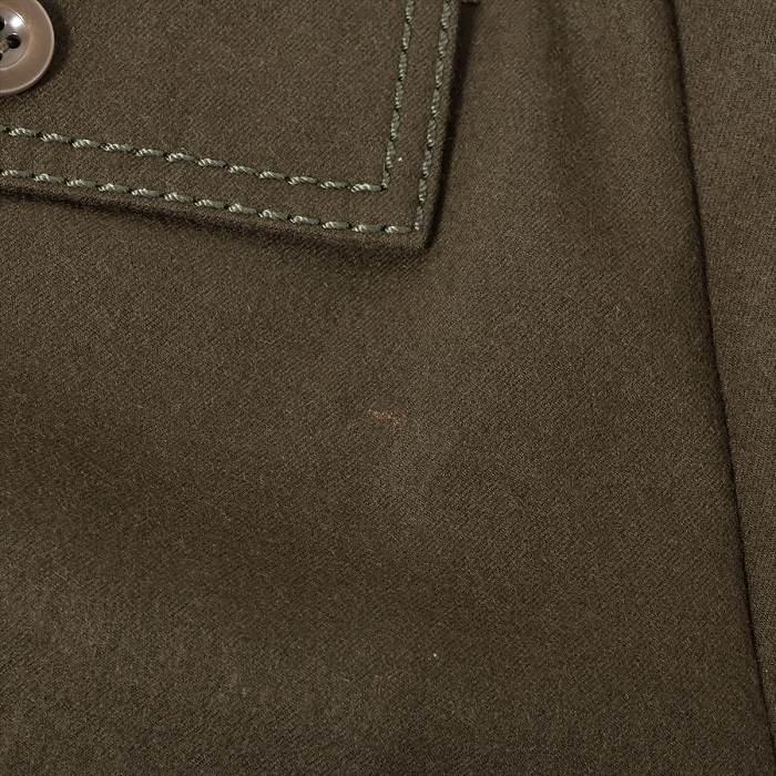 sacai（サカイ） ウール クロップド フレアパンツ サイズ1 カーキ