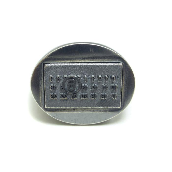 MM6 メゾン マルジェラ （Maison Margiela）MM6 Minimal logo 4mm ring
