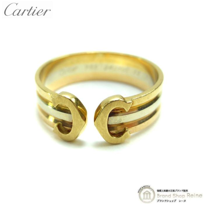Cartier（カルティエ） C2 K18 リング 指輪 750PG×750YG×750WG #55 4.3