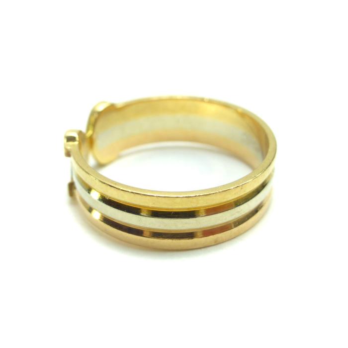 Cartier（カルティエ） C2 K18 リング 指輪 750PG×750YG×750WG #55 4.3