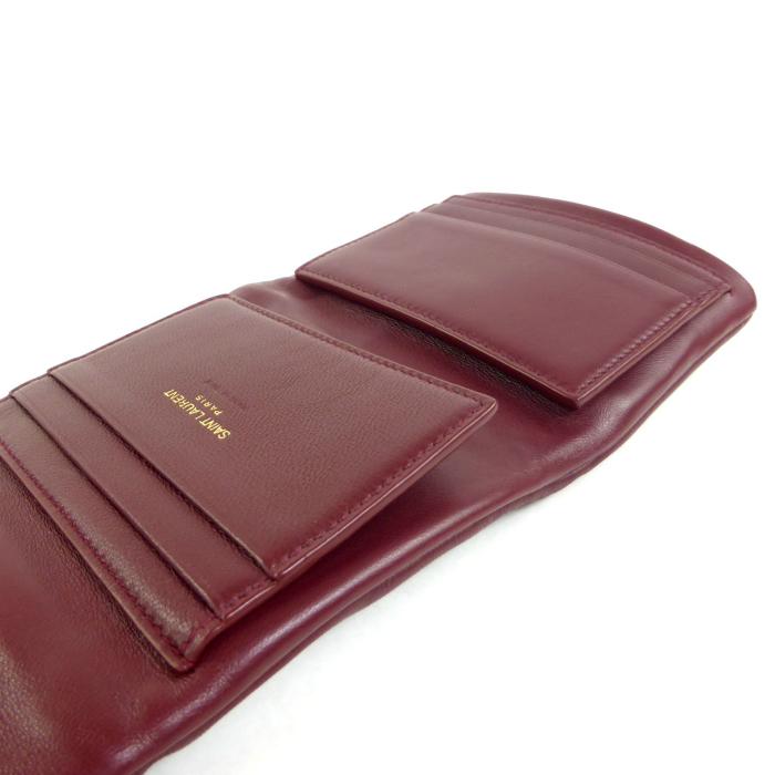 LOEWE（ロエベ） ぺブル バーティカル ウォレット スモール 三つ折り