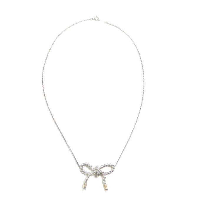 TIFFANY&Co.（ティファニー） ツイストリボン ネックレス SV925×750