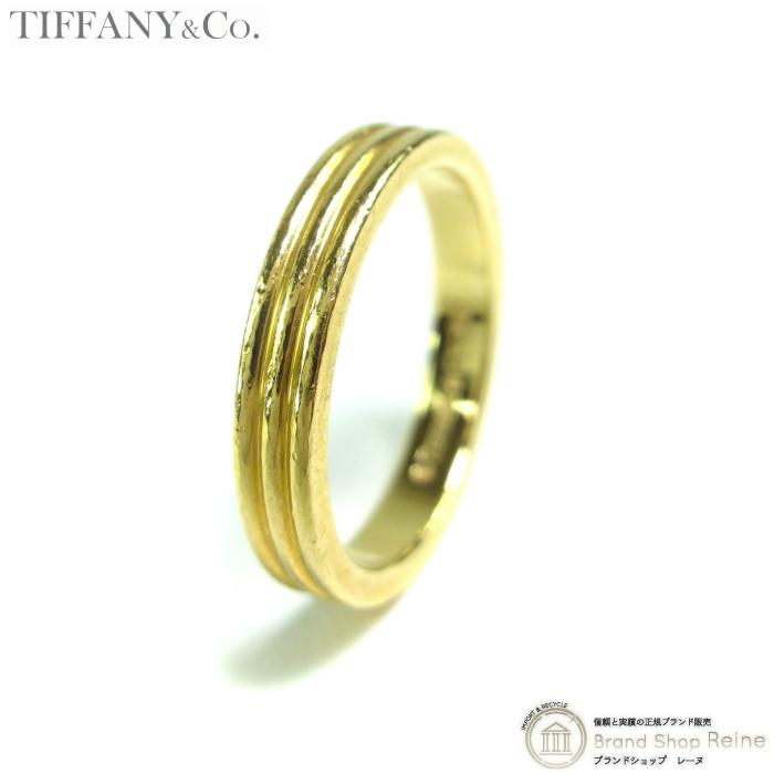 TIFFANY&Co.（ティファニー） 3ロウ バンド リング 3ライン K18 指輪