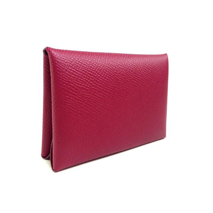HERMES（エルメス） カルヴィ デュオ ボルドー系 ヴォーエプソン