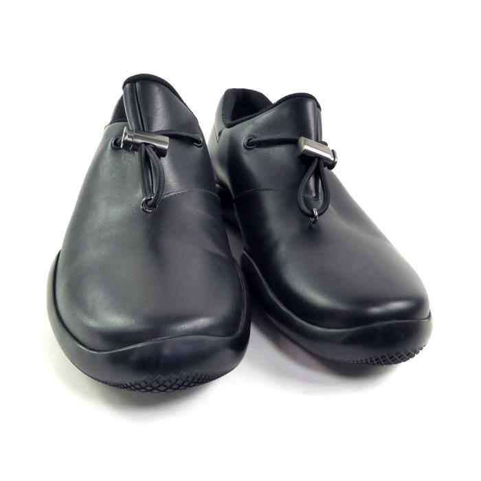 LINEA ROSSA プラダ （PRADA） リネア・ロッサ トブラック レザー