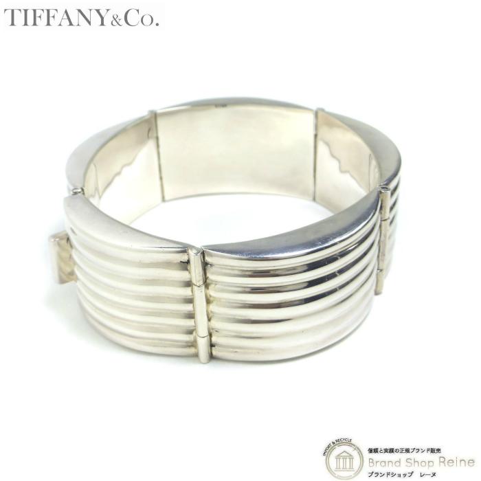 tiffany&co Silver バングル TIFFANY&Co.（ティファニー） 5パネル グルーヴド バンド ブレスレット
