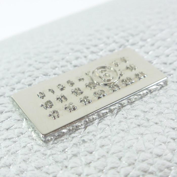 メゾン マルジェラ （Maison Margiela） MM6 ナンバリング ウォレット 三つ折り財布 SA6UI0030 シルバー（新品）の画像