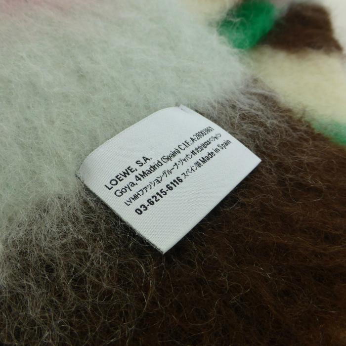 LOEWE（ロエベ） アナグラム モヘア ウール ストライプ スカーフ
