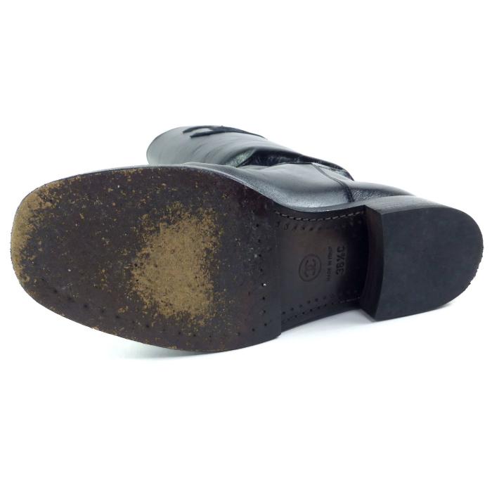 CHANEL（シャネル） レザー ロングブーツ ヴィンテージ シューズ 靴