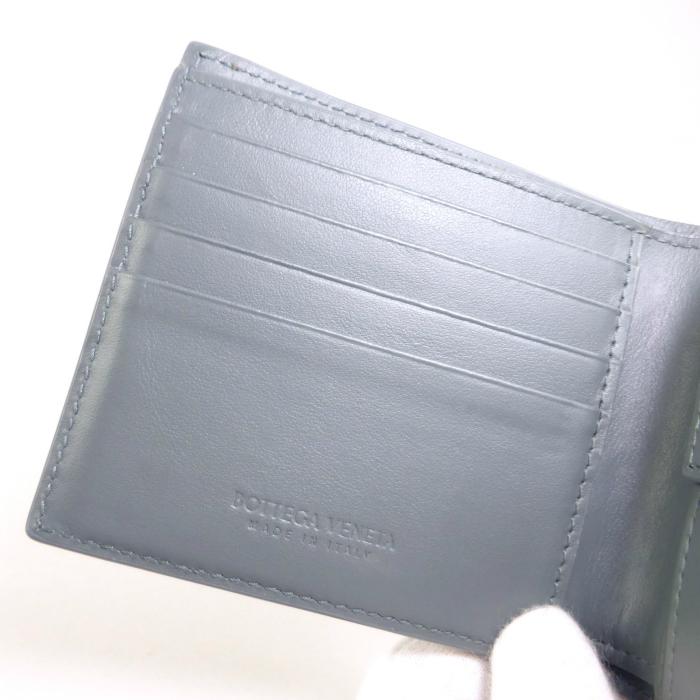 【未使用級】ボッテガヴェネタ パース イントレチャート 折りたたみ BOTTEGA VENETA ボッテガヴェネタ 二つ折り財布 イントレ