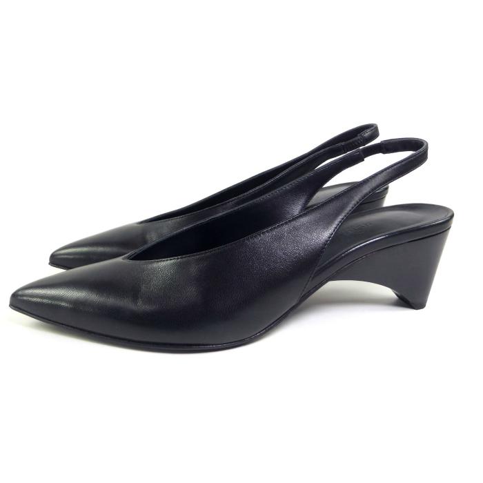 HERMES エルメス （HERMES） アンティム レザー ポインテッドトゥ  