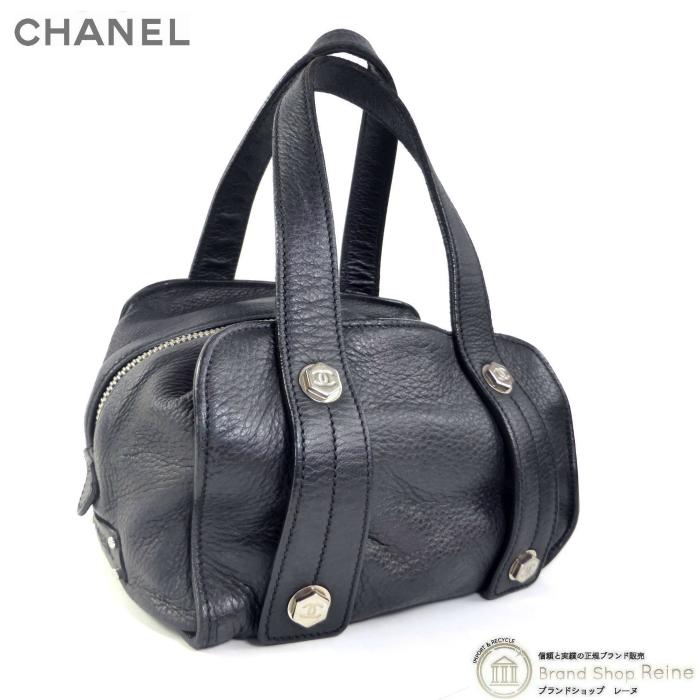 CHANEL（シャネル） ミニボストン ハンド バッグ ブラック