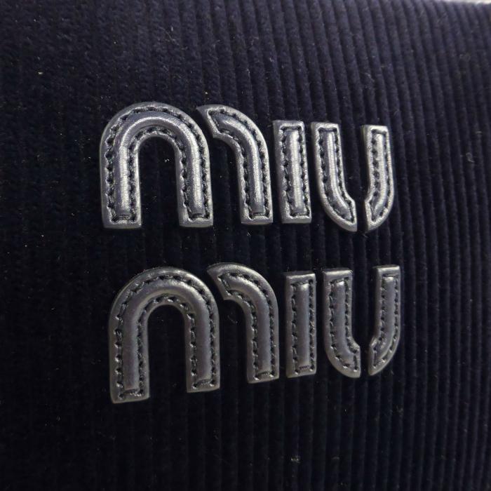 miu miu（ミュウミュウ） ボー コーデュロイ ハンドバッグ 5BB163