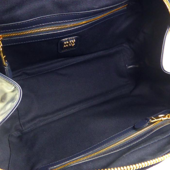 miu ミュウミュウ （MIUMIU） ボー コーデュロイ ハンドバッグ