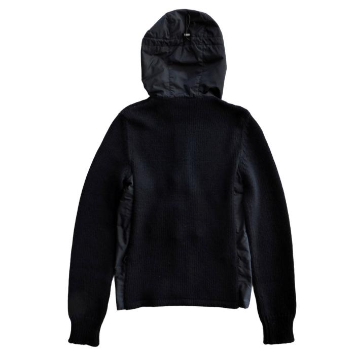 PRADA（プラダ） プラダスポーツ ニット ジップアップ フーディ 36