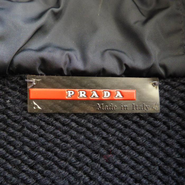 PRADA（プラダ） プラダスポーツ ニット ジップアップ フーディ 36