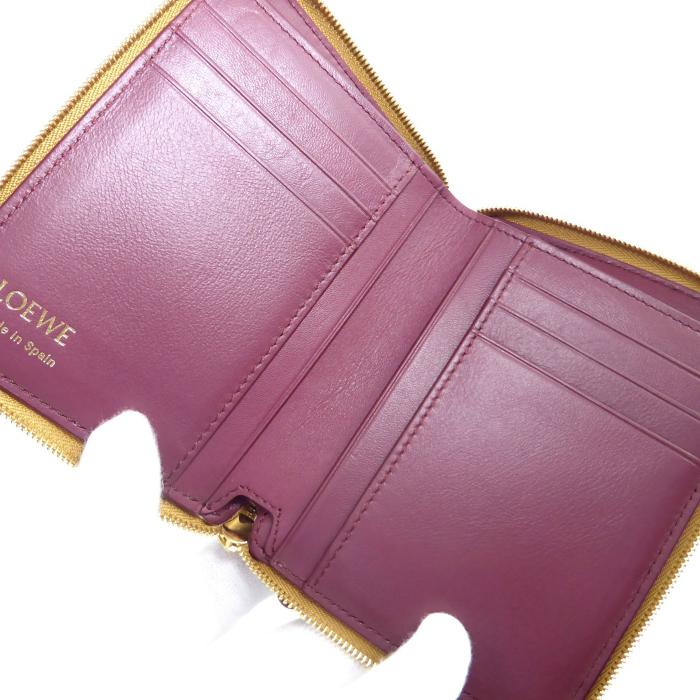 ロエベ コンパクト レザー 財布 LOEWE（ロエベ） 二つ折り財布 COMPACT ZIP C660Z41X01 C660Z41X02