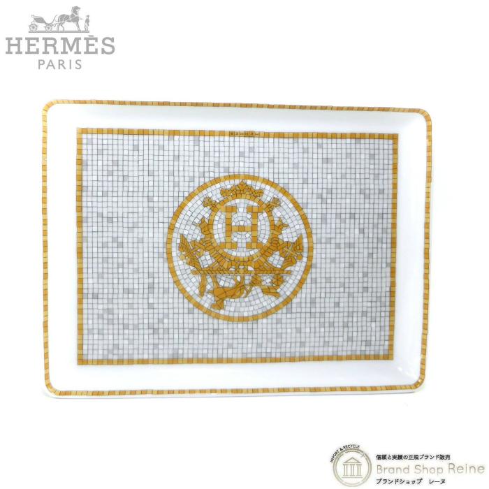 エルメス　HERMES モザイク　スクエアプレート モザイク ヴァンキャトル HERMES（エルメス） モザイク ヴァンキャトル 24 スクエアプレート