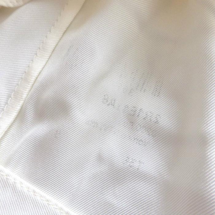 クリスチャンディオール （Christian Dior） シルク ドレス スカーフデザイン 36 ホワイト 2R1E11A6103 ウェア（中古）の画像