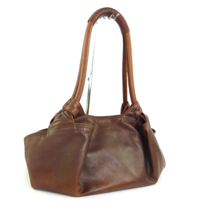 LOEWE（ロエベ） ナッパアイレ ハンド バッグ ブラウン（中古 