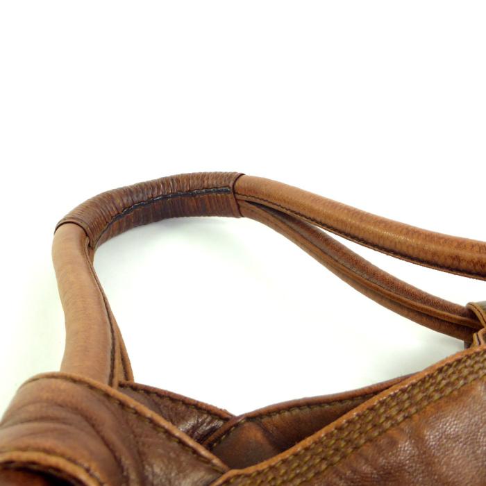 LOEWE（ロエベ） ナッパアイレ ハンド バッグ ブラウン（中古 
