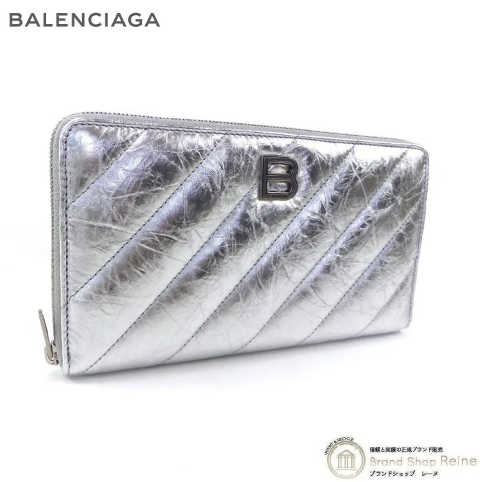 BALENCIAGA（バレンシアガ） クラッシュ ロングウォレット ラウンド