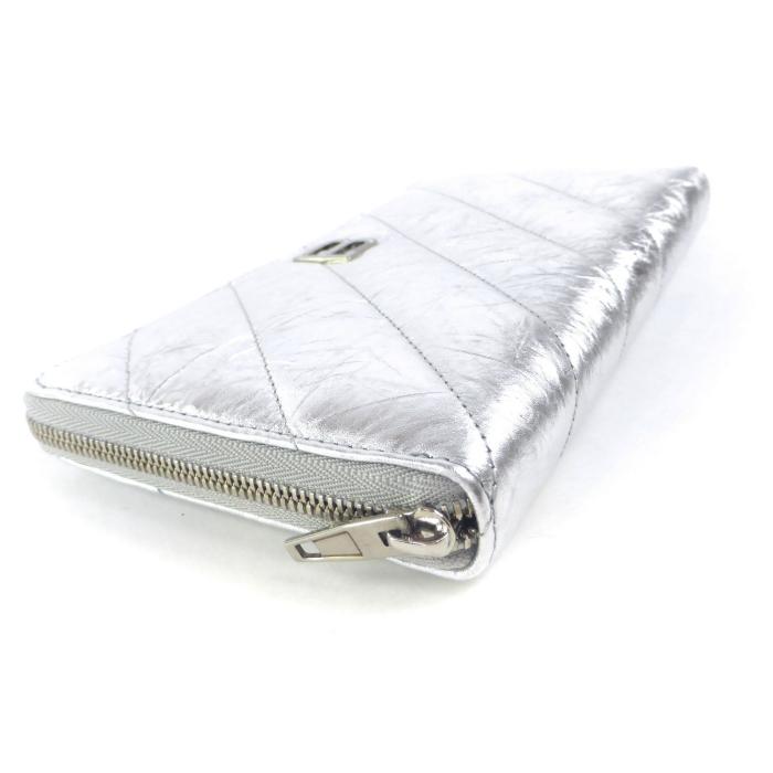 BALENCIAGA（バレンシアガ） クラッシュ ロングウォレット ラウンド