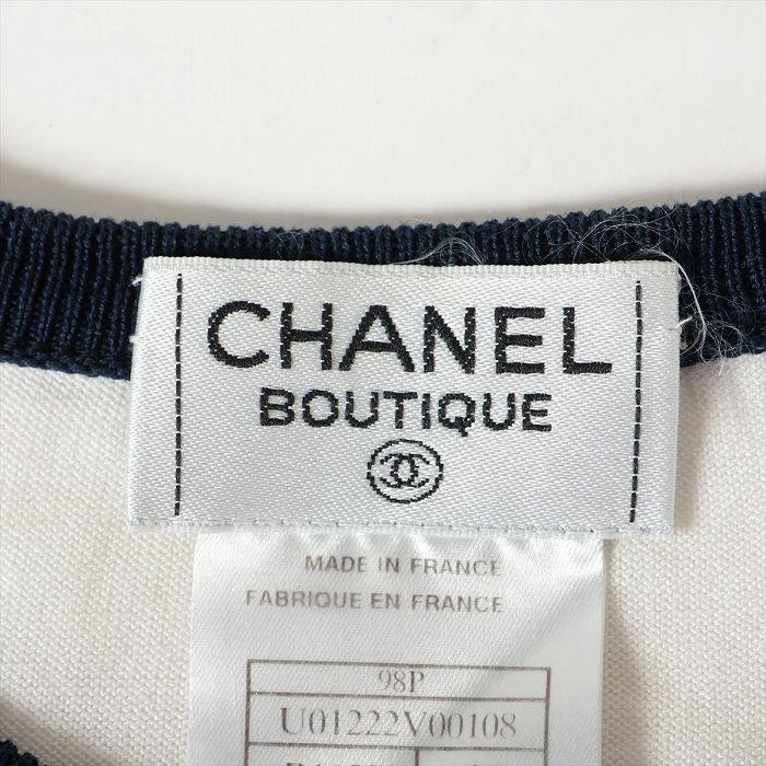 CHANEL（シャネル） 半袖 コットン Tシャツ トップス 40 ホワイト