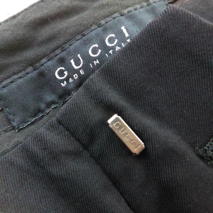 GUCCI（グッチ） ウール スラックス ストレート パンツ ストレッチ 42