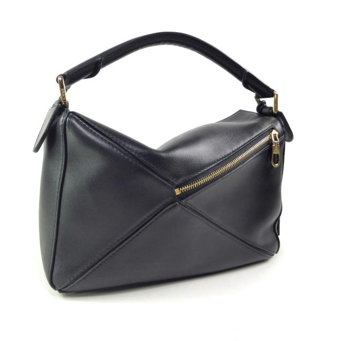 LOEWE レザー ハンドバッグ LOEWE ロエベ バッグ ハンドバック レザー ブラウン ブロンズ