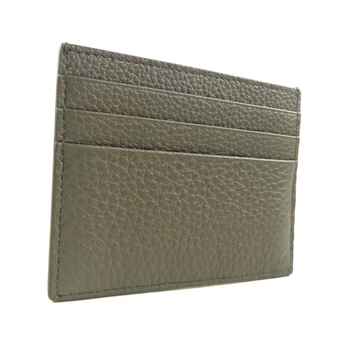 【新品】PRADA ケース グレーブラウン　ヴィッテロダイノレザー PRADA（プラダ） ヴィッテロダイノレザー トライアングルロゴ カード