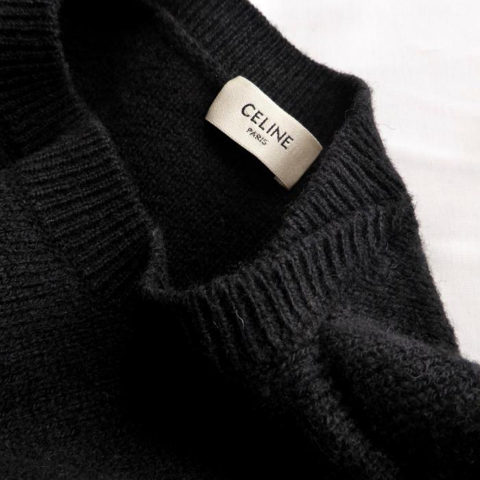 TRIOMPHE セリーヌ （CELINE） ウール カシミア ニット セーター 長袖