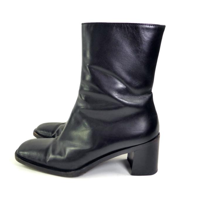 GG グッチ （GUCCI） レザー ショートブーツ サイドジップ 靴 シューズ