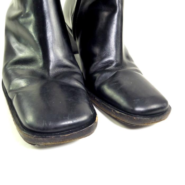 GG グッチ （GUCCI） レザー ショートブーツ サイドジップ 靴 シューズ