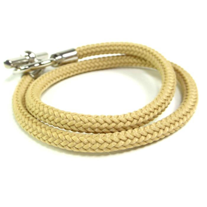 エルメス （HERMES） グレナン ドゥブルトゥール ブレスレット レザー ベージュ（新品）の画像