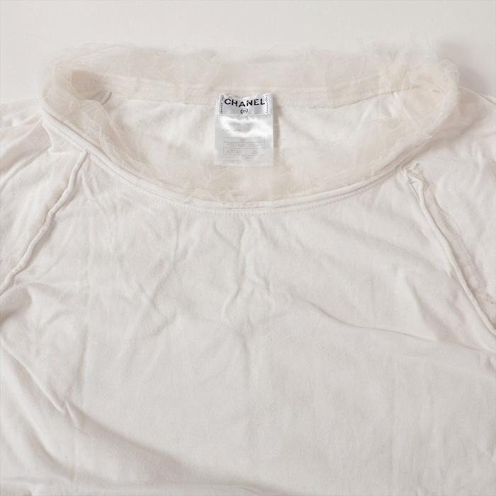CHANEL（シャネル） コットン ココボタン 半袖 カットソー トップス