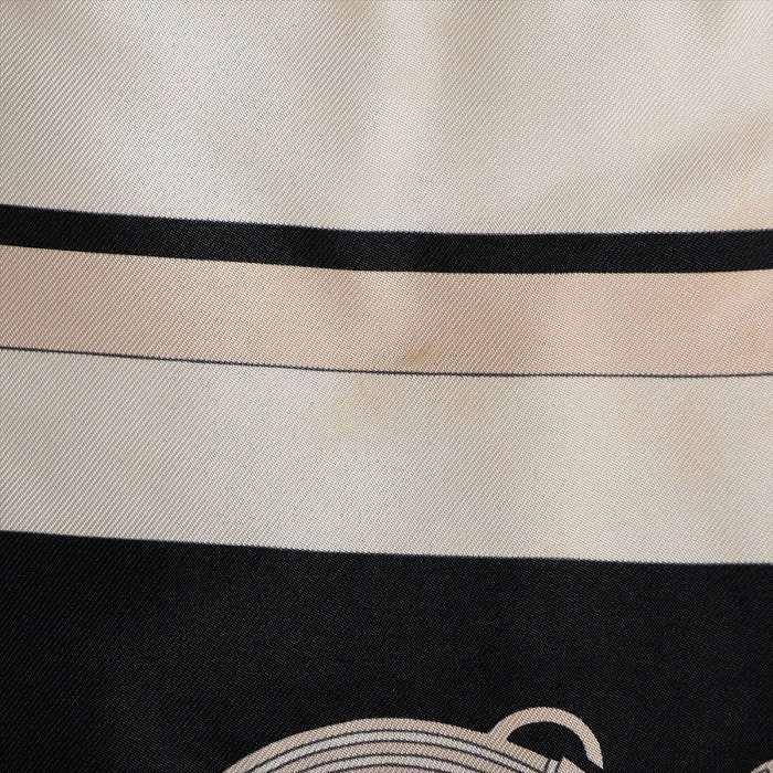 HERMES（エルメス） シルク ノースリーブワンピース ＃34 ブラック