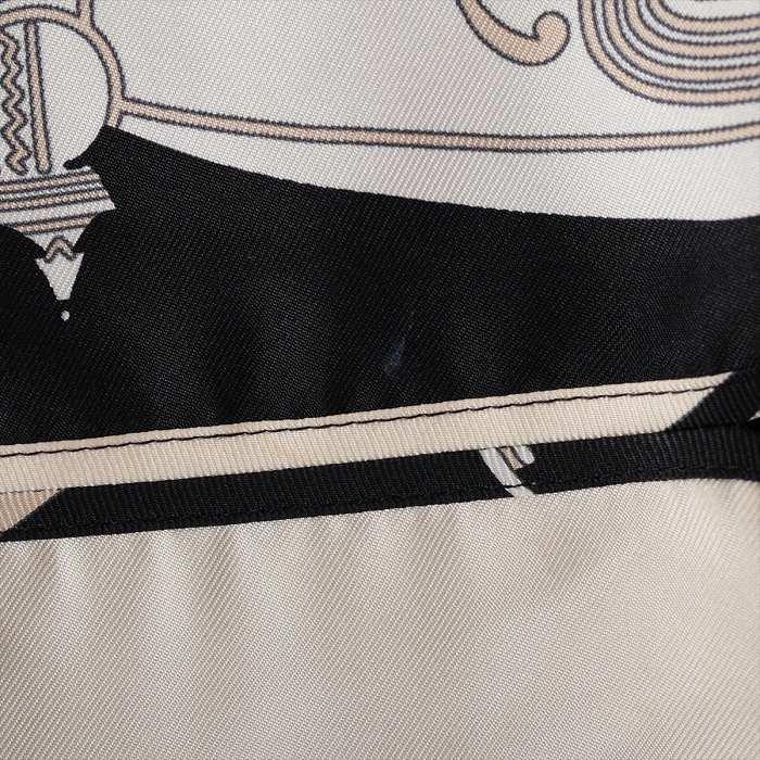 HERMES（エルメス） シルク ノースリーブワンピース ＃34 ブラック