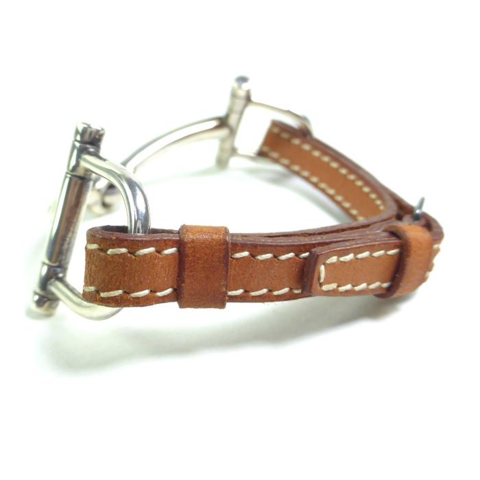 HERMES（エルメス） MORS ホースビット Ag925×レザーベルト