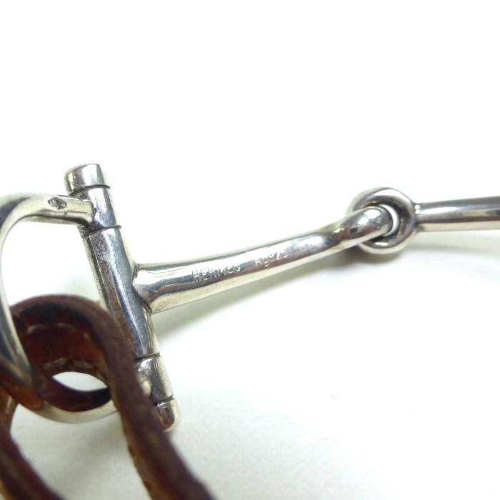 HERMES（エルメス） MORS ホースビット Ag925×レザーベルト