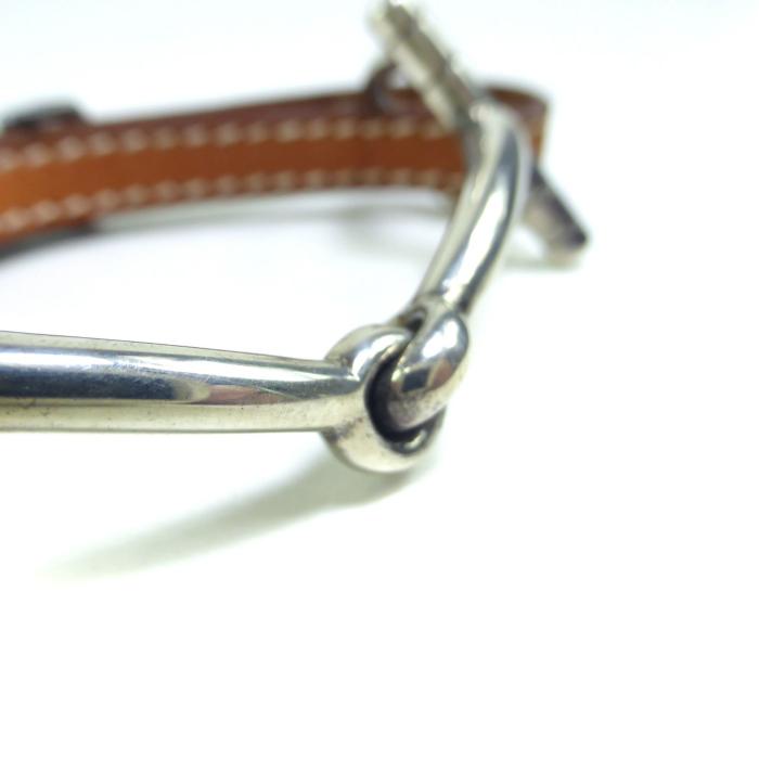 HERMES（エルメス） MORS ホースビット Ag925×レザーベルト