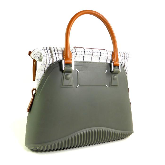 メゾンマルジェラ 5AC ラバー 2way ミニハンドバッグ ショルダーバッグ