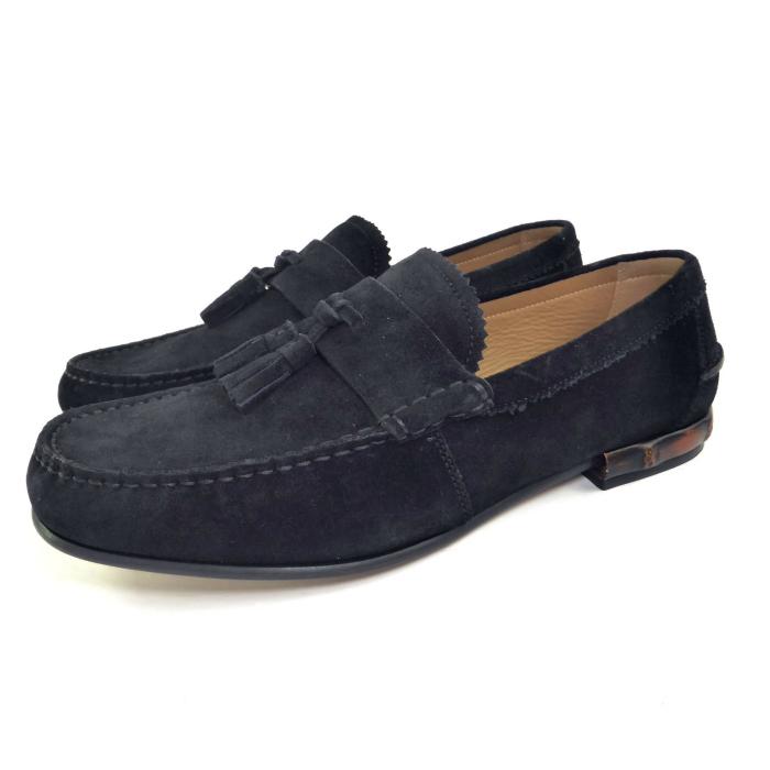 バンブー グッチ （GUCCI） タッセル スエード ローファー 靴 シューズ