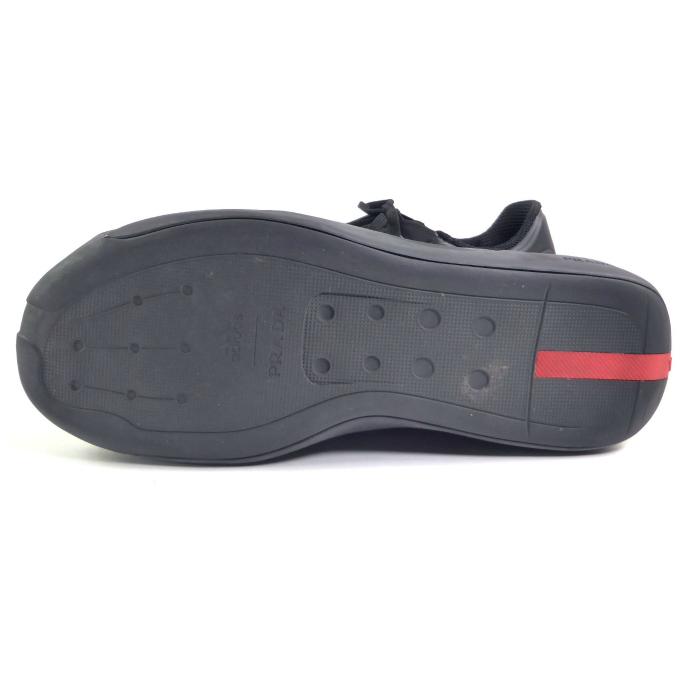 プラダ （PRADA） ADIDAS A+P LUNA ROSSA21 コラボ スニーカー 606001 靴 27cm ブラック メンズ（中古）の画像