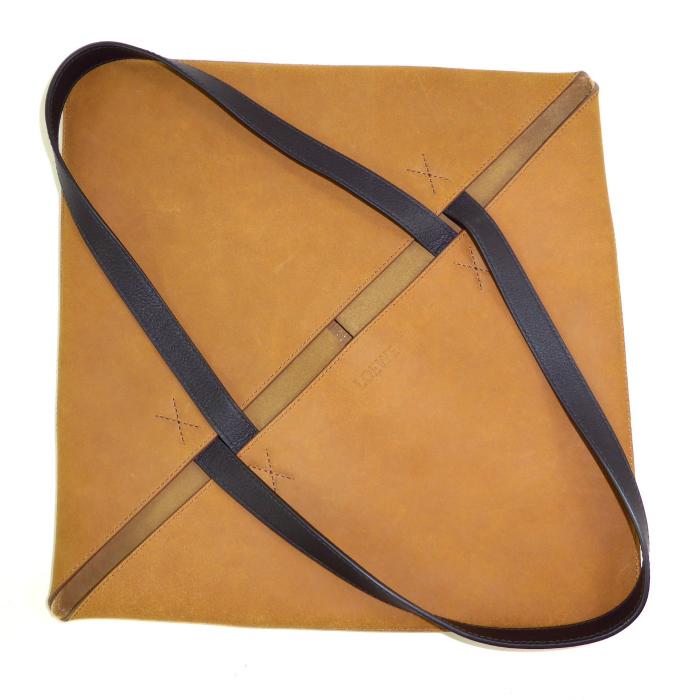 LOEWE（ロエベ） パズルフォルド トート XL プレススエード バッグ