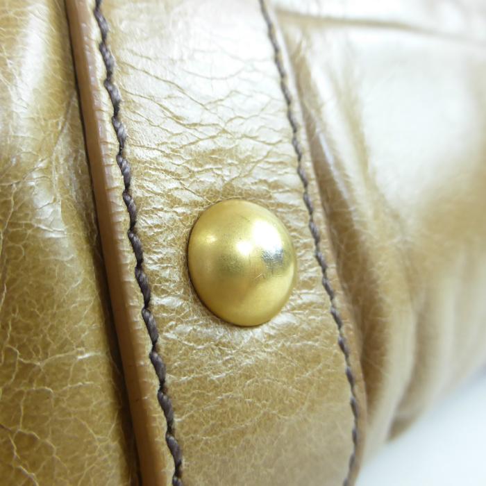 miu miu（ミュウミュウ） ギャザー入り ヴィッテロ ラックス VITELLO